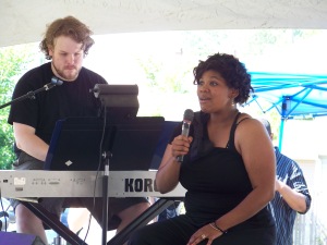 Singer Mariah Burks and accompanist Jordan Cooper, seen here in 2012, are among the performers returning to the NWT outdoor stage on June 14.